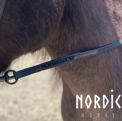 Supergrip reins with stops and Black stones