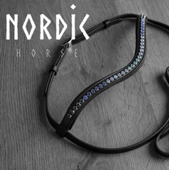 Bridle with Blue gradient Stones