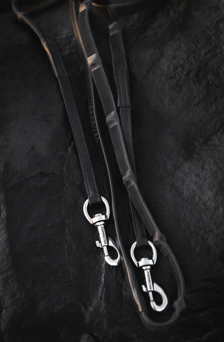 Grip Kris Rubber reins with stops