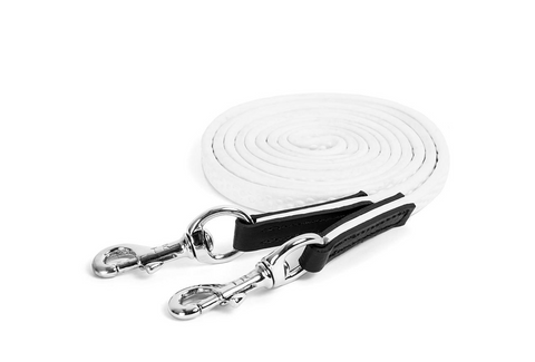 White Rubber Reins