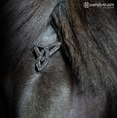 Hrimnir Headstall with black stones